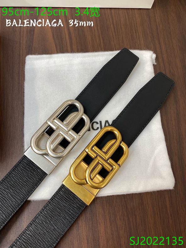 Balenciaga belt 34mmX95-125cm 7D01